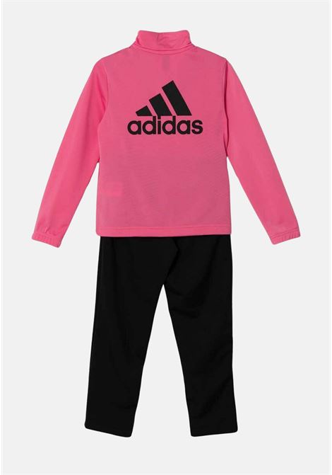 Tuta Essentials Big Logo fucsia e nera da bambina ADIDAS PERFORMANCE | IV7292.